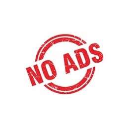 No Ads